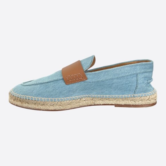 Hermes Blue & Brown Trip Espadrilles main image 6